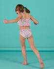 Haut de maillot de bain et culotte multicolore à imprimé fleuri. RYABIK1 / 23SI01R1MAI000