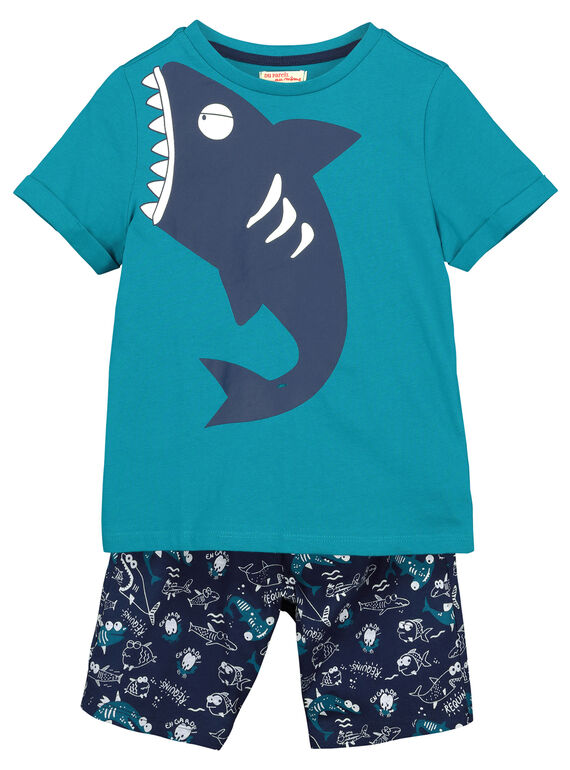 Ensemble tee-shirt et short garçon FOPLAENS3 / 19S902P3ENS210