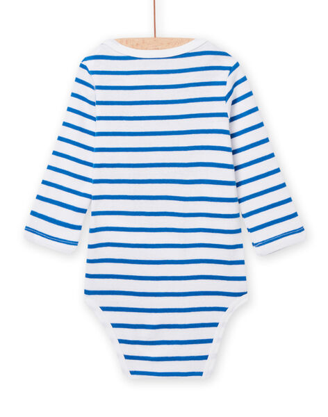 Body rayé motif crabe bébé garçon NEGABODCRA / 22SH14I2BDL000