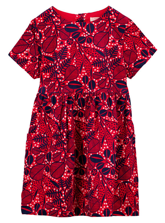 robe imprimée en velours mille raies GATRIROB1 / 19W901J4ROBF512