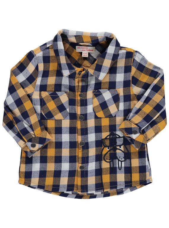 Chemise à carreaux bébé garçon DUNAUCHEM / 18WG10G1CHM099