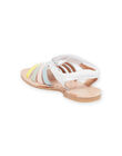 Sandales blanches enfant fille NASANDMARILOU / 22KK3547D0E000