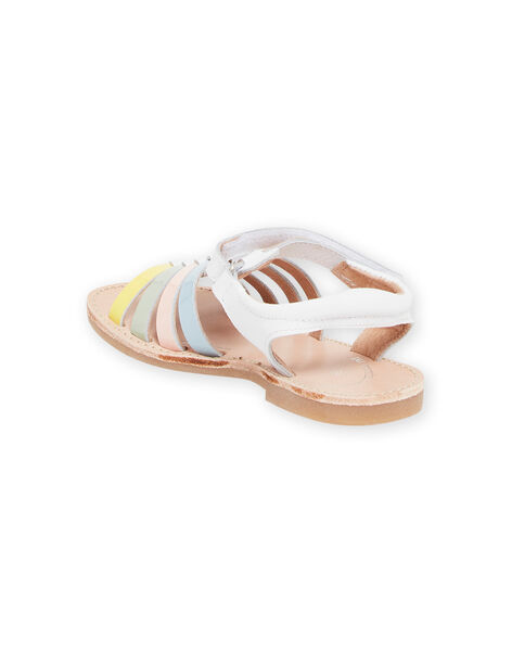 Sandales blanches enfant fille NASANDMARILOU / 22KK3547D0E000