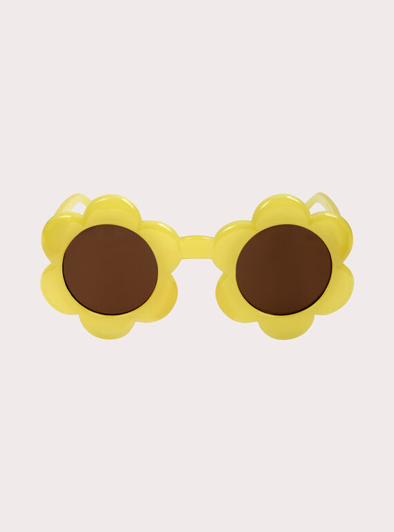 Lunette de soleil fleurs jaune pour fille WYAMERLUN1 / 25SI01N2LUS010
