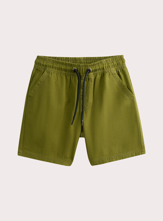Bermuda vert en twill  WOJOBERMU2 / 25S902L3BER621