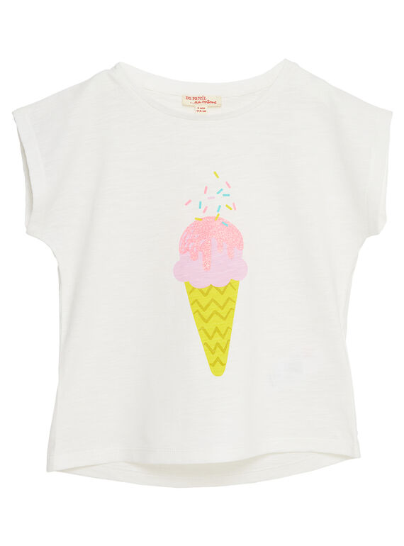 T-shirt manche courte, imprimé glace  JAJOTI10 / 20S901T3D31001