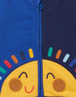 Gilet bicolore motif soleil bébé garçon NULUGIL / 22SG10P1GIL705