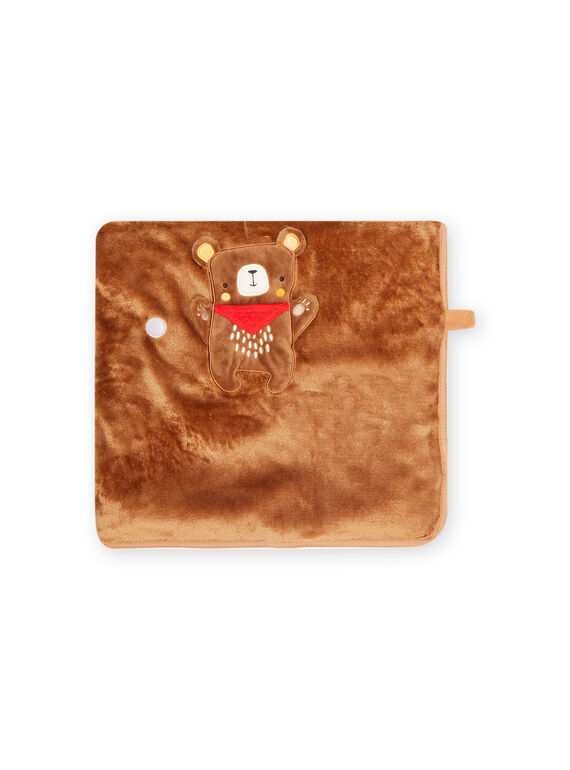 Couverture doudou ourson en polaire DPAFA0006 / 21T88411D4P099