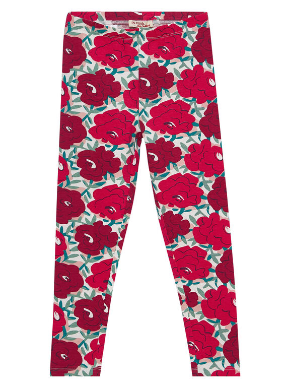 Legging avec motif grosses fleurs  JYAWELEG2 / 20SI0191CAL001