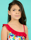 Maillot de bain blanc enfant fille NYAMER1 / 22SI01L7MAI000