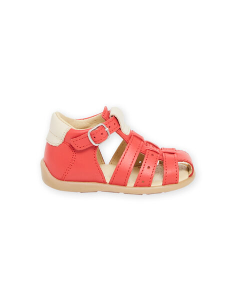 Sandales rouges bébé garçon NUSANDSAPHIR / 22KK3846D0E050