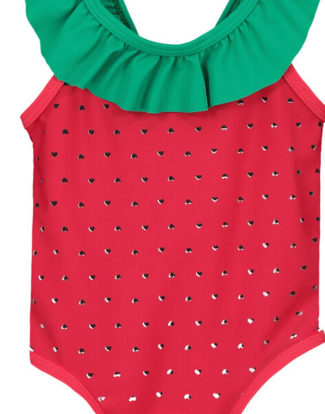 Maillot De Bain Fraise Bebe Fille Spring Days Dpam