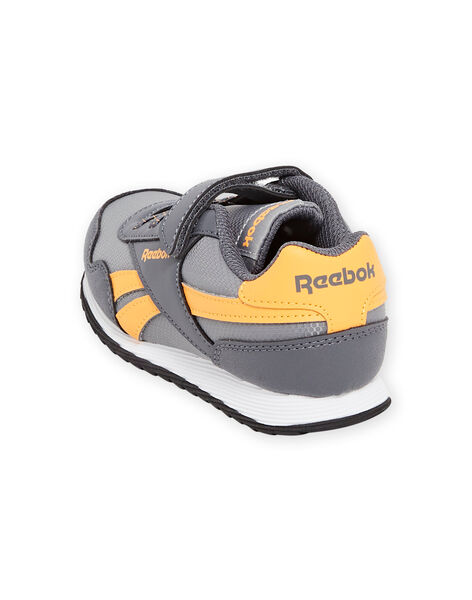 Baskets Reebok grises à détails jaunes enfant garçon MOG58315 / 21XK3643D36940