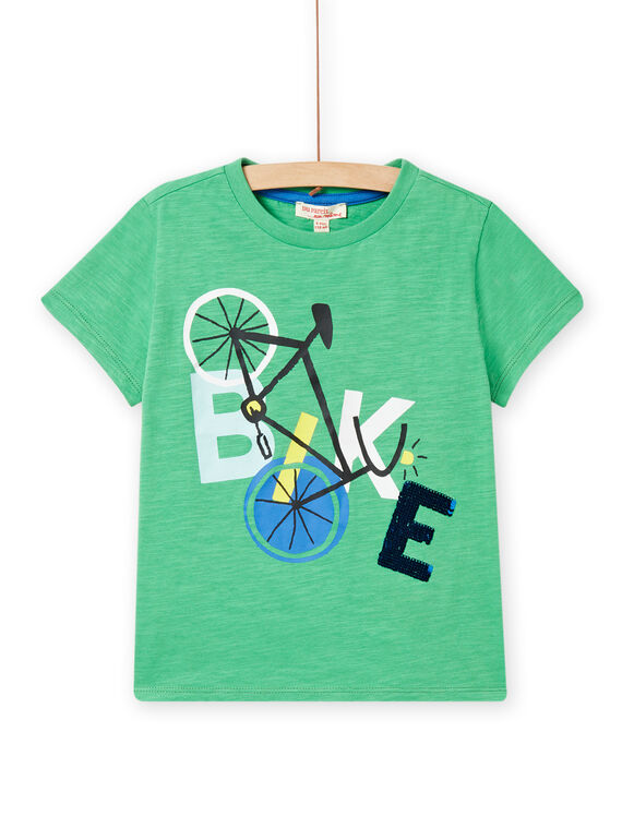 Tee Shirt Manches Courtes Vert  NOGATI1 / 22S902O2TMC617
