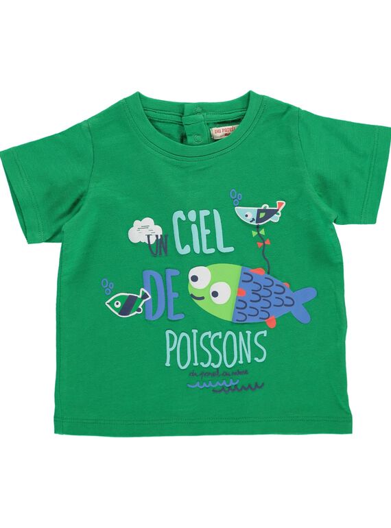 Tee-shirt manches courtes bébé garçon CUMATI1 / 18SG10U1TMC600