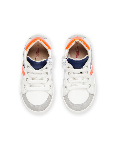 Basket montante cuir bébé fluo RUBASNEON / 23KK3821D3F000