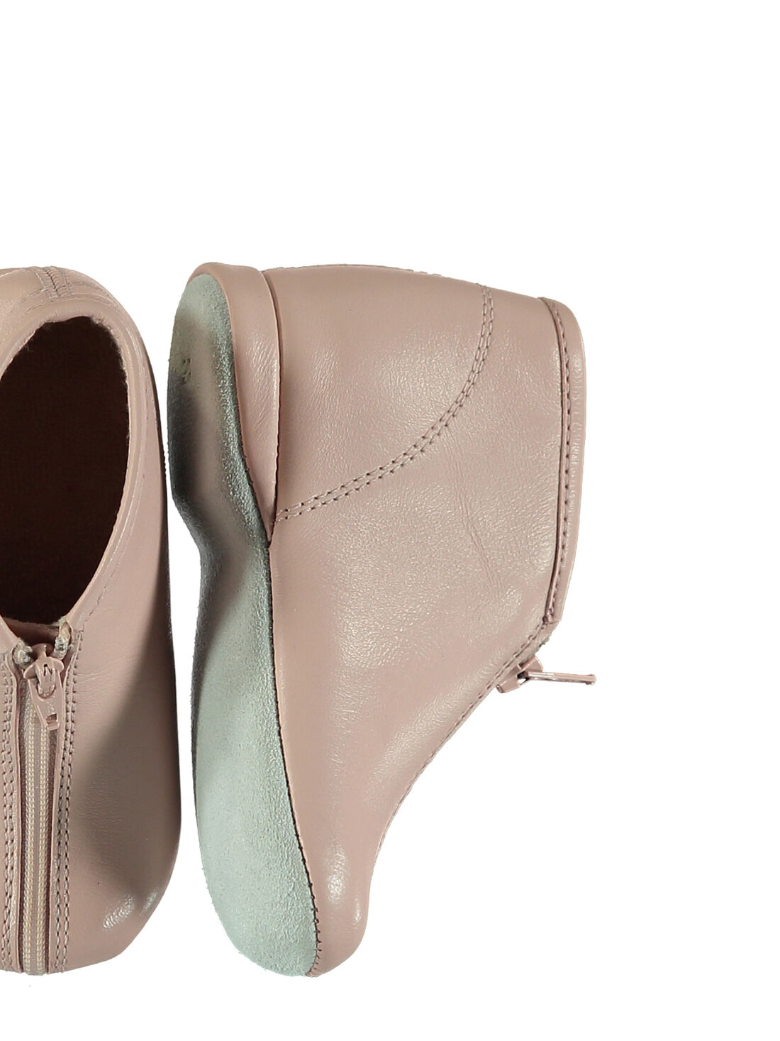 chaussons cuir bébé dpam