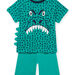 Ensemble pyjama vert phosphorescent animation crocodile enfant garçon