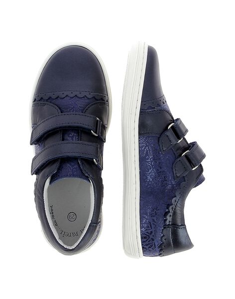 Tennis de ville en cuir fille CFTENFANT / 18SK35W3D3G070