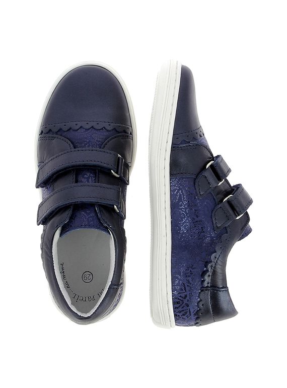Tennis de ville en cuir fille CFTENFANT / 18SK35W3D3G070