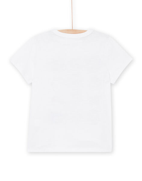 T-shirt blanc à motifs têtes d'animaux RONAUTI1 / 23S902N3TMC000