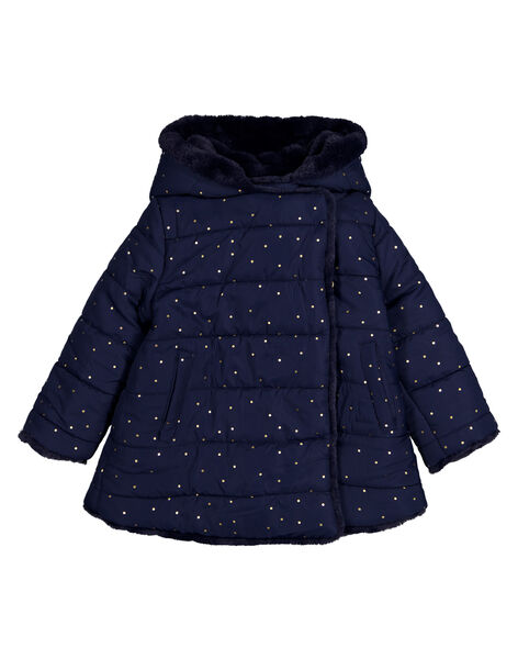 Parka Reversible A Capuche Fille Manteau Blouson Veste Enfant Dpam
