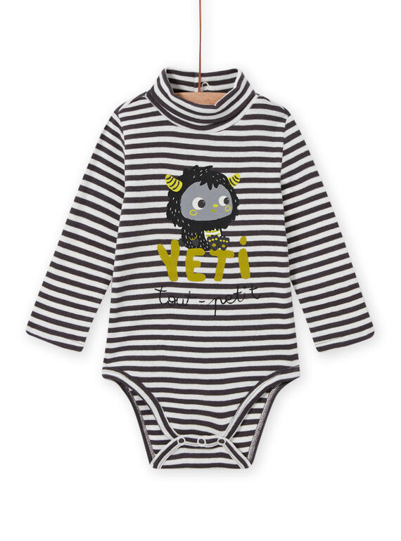 Body rayé à col bébé garçon MUHIBOD / 21WG10U1BOD929