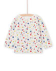 T-shirt réversible motif lapin fantaisie bébé fille NILUTEE / 22SG09P1TML001
