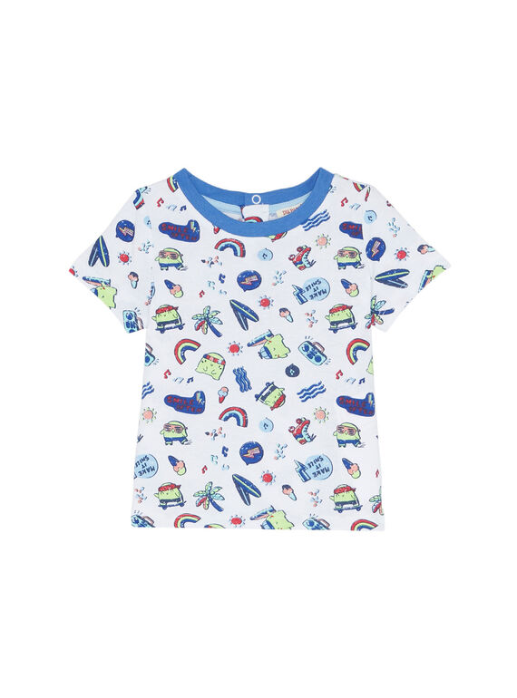 Tee Shirt Manches Courtes Blanc JUQUATI3 / 20SG10R3TMC000