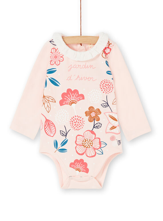 Body rose à fleurs bébé fille KISABOD / 20WG09O1BODD322