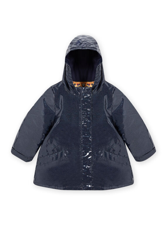 Imperméable 3-en-1 bleu marine pailleté MAMIXIMPER / 21W90152IMP070