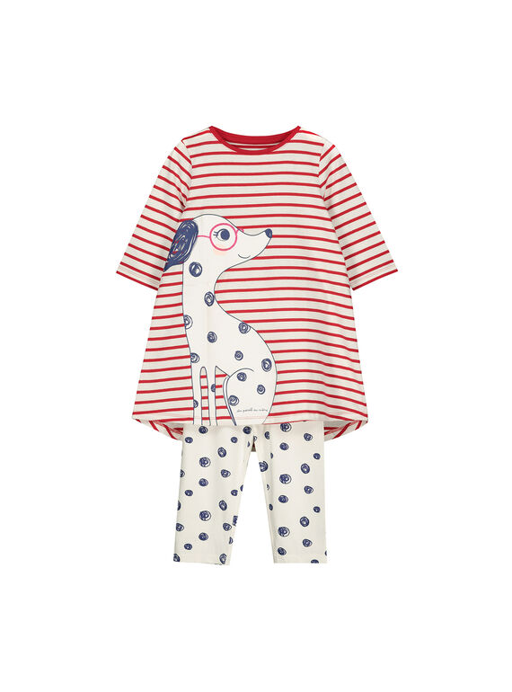Chemise de nuit en coton fille FEFACHURAY / 19SH1144CHN099