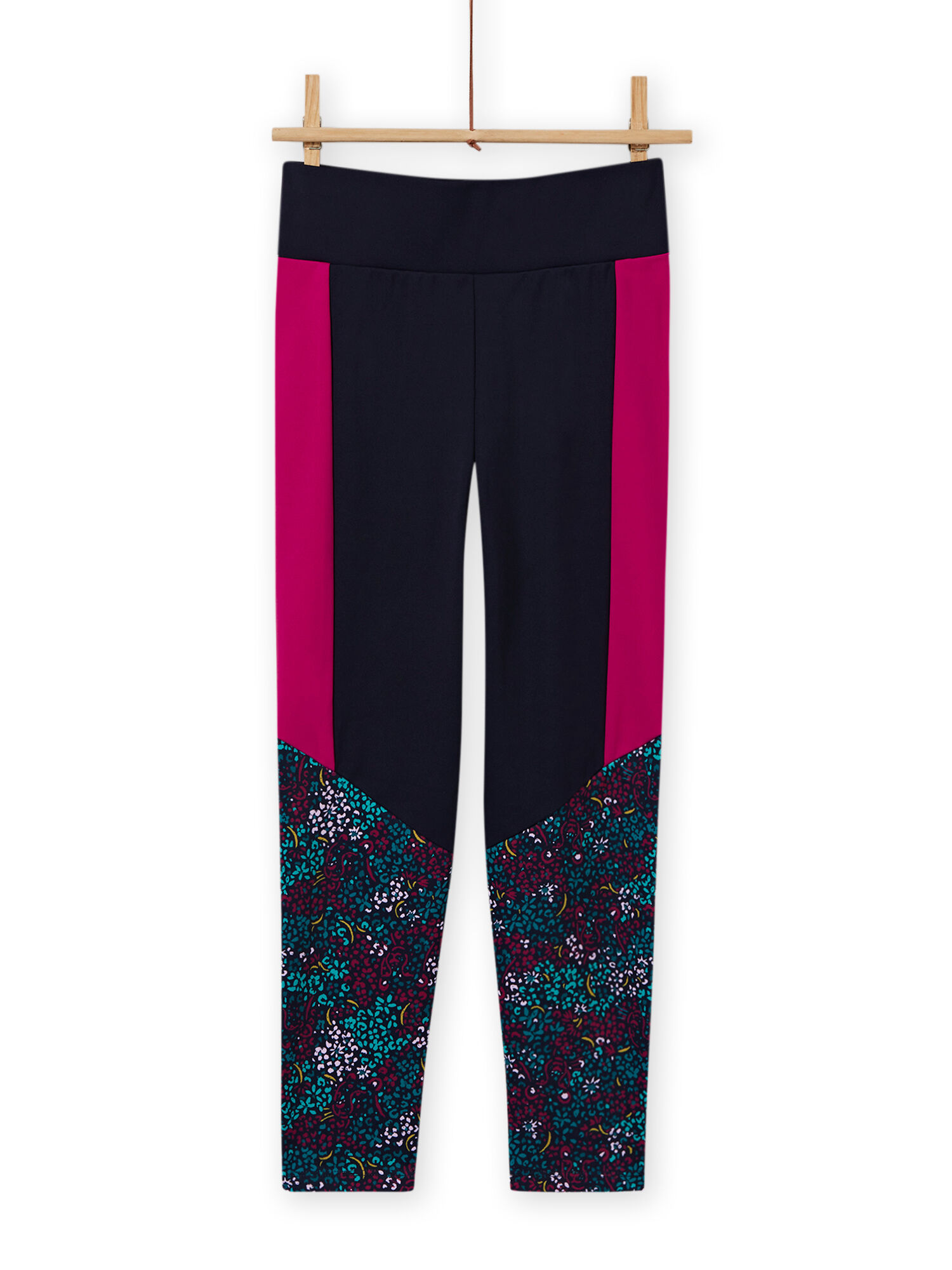 Legging bleu on sale marine fille
