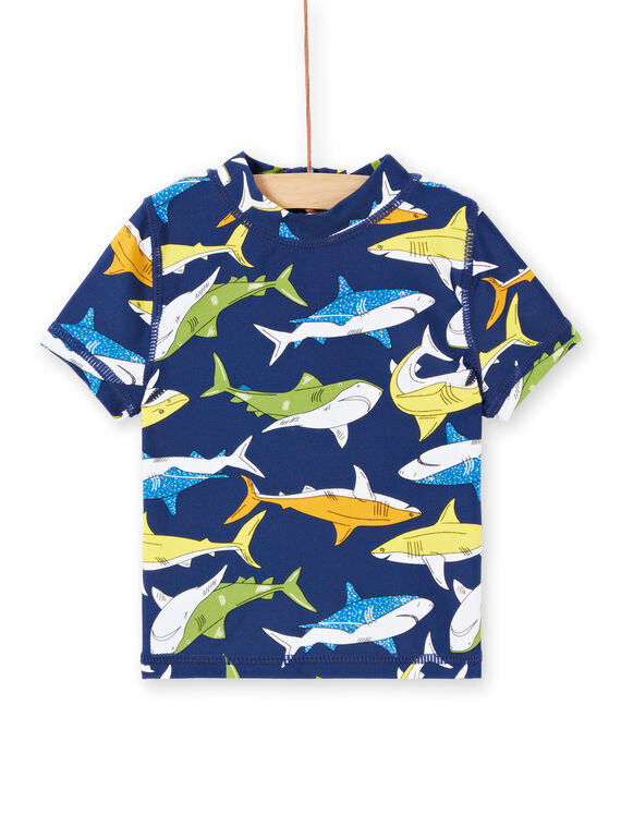 T shirt anti UV bleu marine