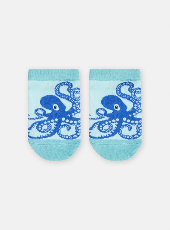 Socquettes motif pieuvre pour garçon TYOJOSOQ3 / 24SI02C1SOQ213