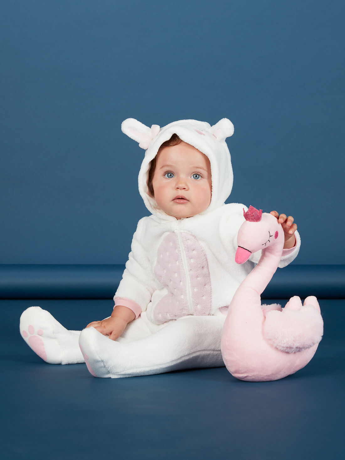 Surpyjama layette fille motif lapin Bebe DPAM