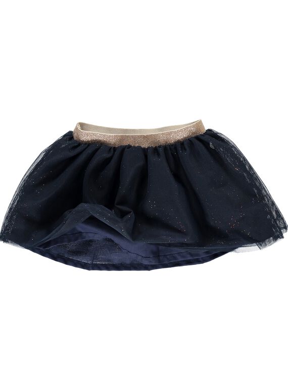 Jupe en tulle pailleté bébé fille DICRAJUP / 18WG09R1JUP070