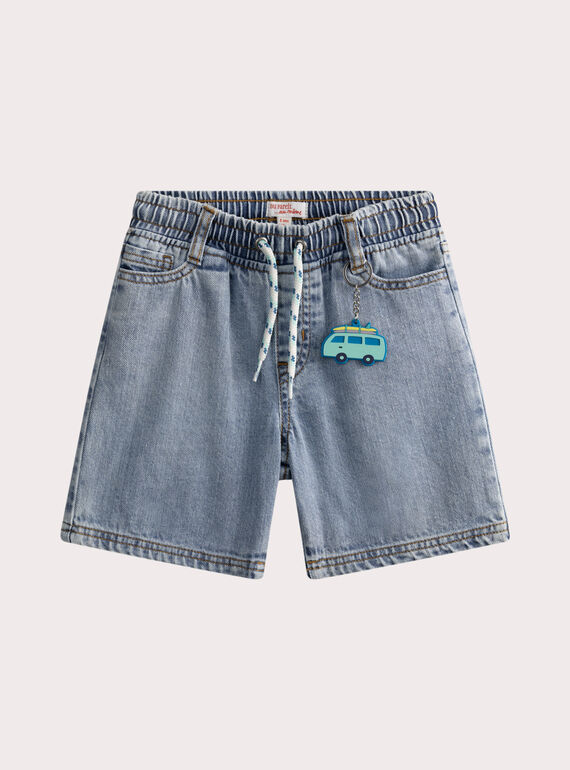Bermuda en jean avec porte-clé  WOTABER2 / 25S902U4BERP272
