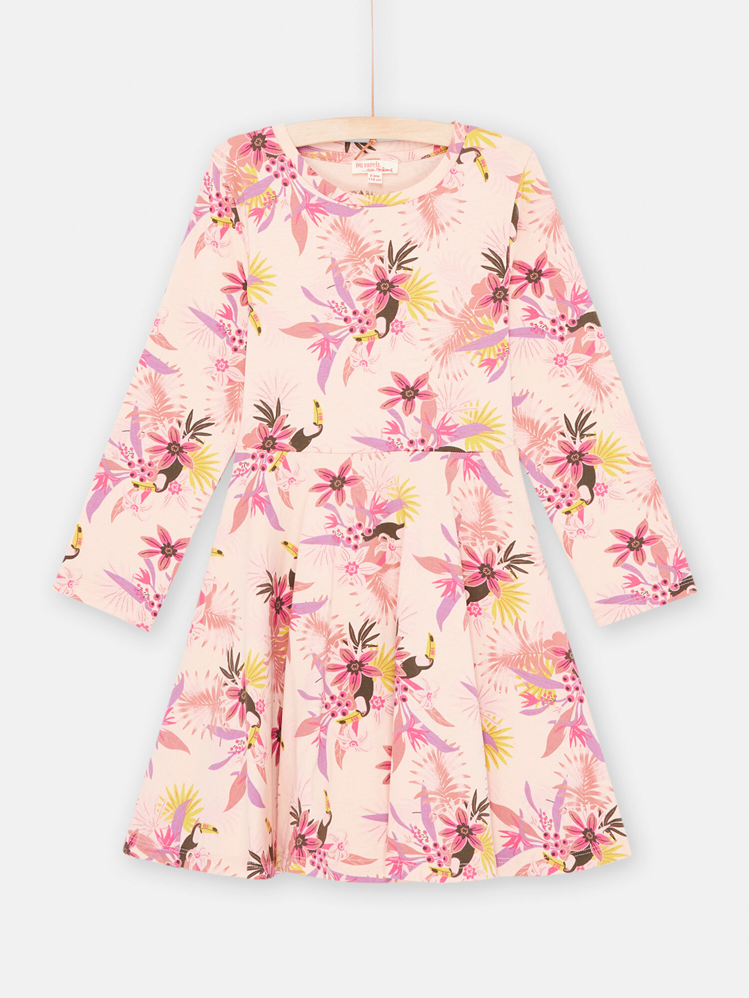 Robe fille tropical top