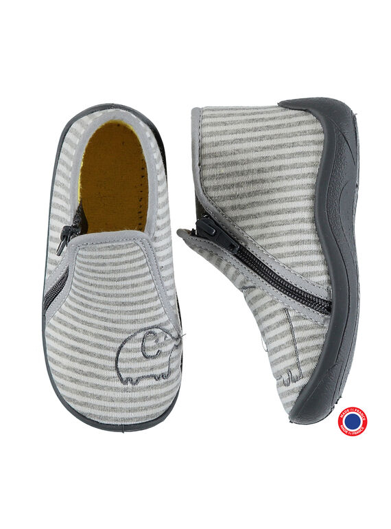 Chausson bottillon jersey bébé garçon FBGBOTELE / 19SK3841D0A940