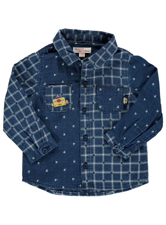 Chemise fantaisie bébé garçon DUBLECHEM / 18WG1091CHM099