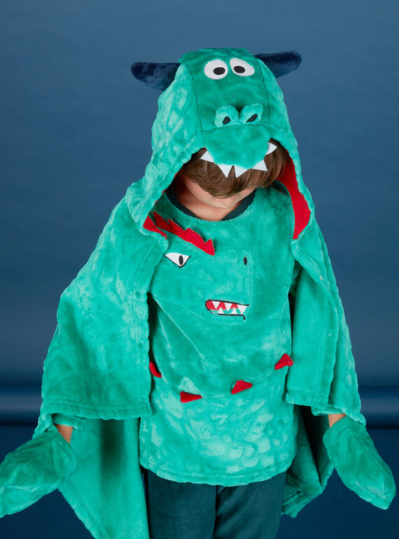 Cape enfant garçon motif dragon KEGOCAPDRA / 20WH12C4CPEG627