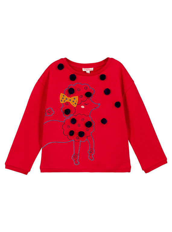 Sweat Shirt Rouge GASANSWEA / 19W901C1SWE050