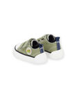 Baskets en toile kaki avec patch dinosaure RUTOILDINO / 23KK3872D16604