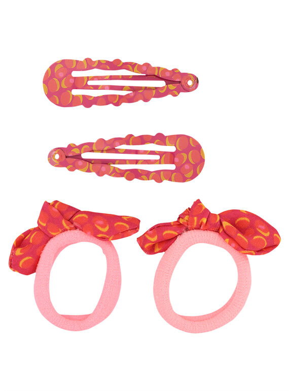Lot de barrettes et élastiques fille FYABACLIC2 / 19SI01V7BRT099