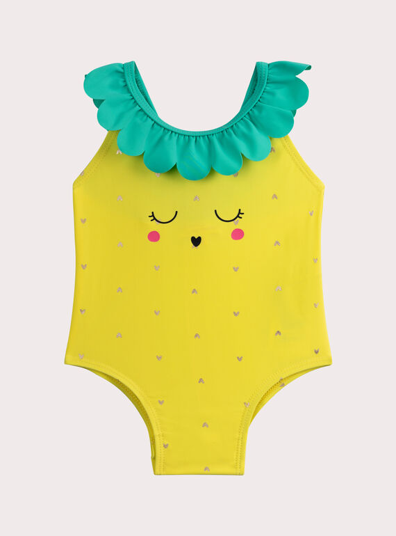 Maillot de bain 1 pièce ananas pour bébé fille TYIMER1 / 24SI09G1MAIB104