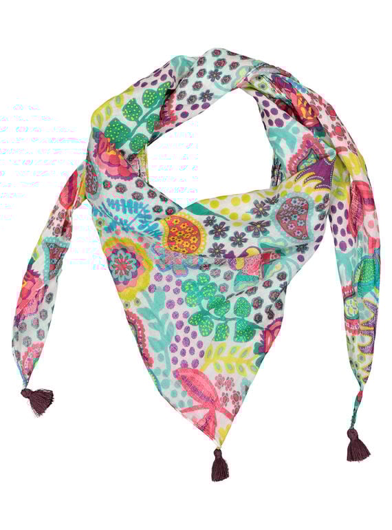 Foulard imprimé fille FYACAFOUL / 19SI01D1FOU099