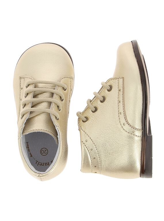 Bottillon premiers pas en cuir fille CBFBOTOR / 18SK37W4D0F954