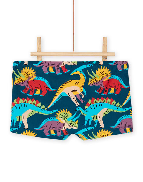 Boxer de bain multicolore à imprimé dinosaures RYOMERSHODIN / 23SI02R1MAIC217