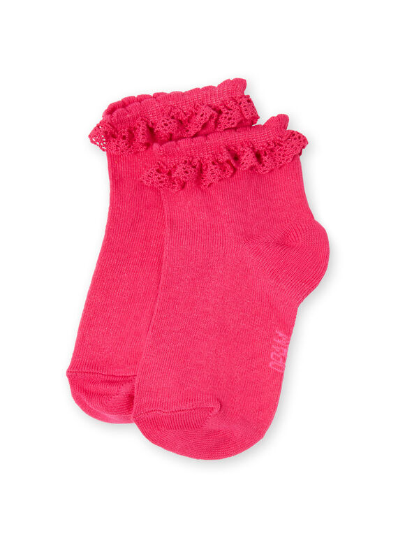 paire de chaussettes enfant fille LYAJOSCHO2A / 21SI0146SOQF507